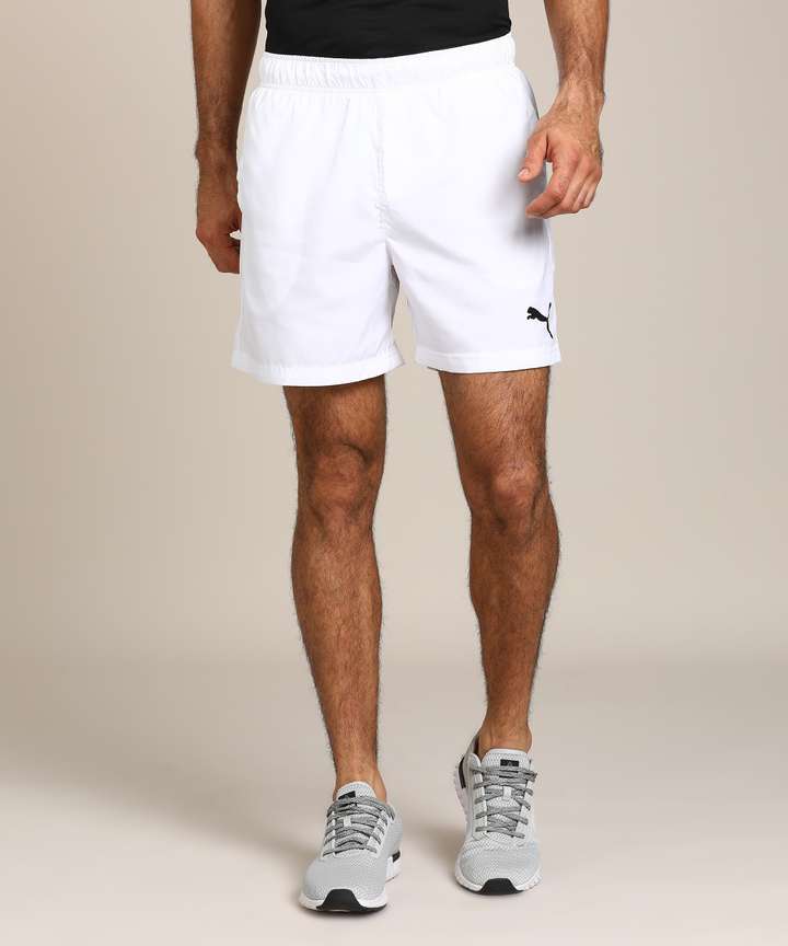 PUMA Solid Men White Sports Shorts Buy Puma White PUMA Solid Men White Sports Shorts Online at Best Prices in India Flipkart