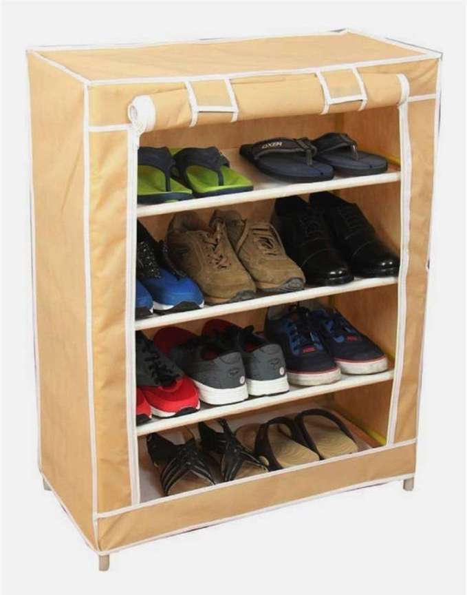 VALTIOR PVC SHOE RACK 01 BEIGE Plastic Collapsible Shoe Stand Price in India Buy VALTIOR PVC SHOE RACK 01 BEIGE Plastic Collapsible Shoe Stand online at Flipkart