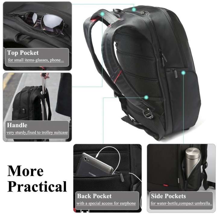 dtbg 17.3 inch Laptop Backpack Black Price in India Flipkart