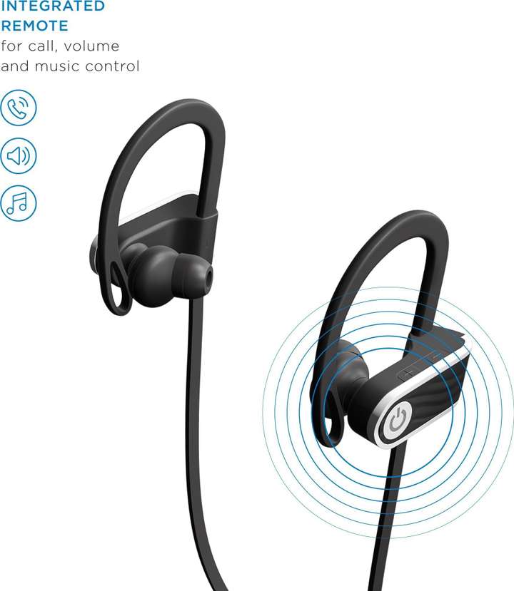 SoundLOGIC Voice Assistant Wireless Sport Earbuds Bluetooth