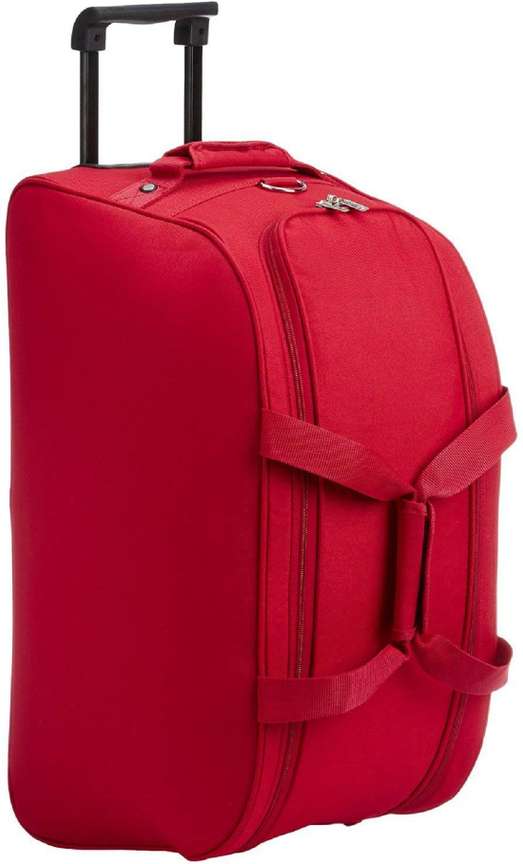 ALFA CACTUS IV DFT 65 RED BIG SIZE Duffel With Wheels Strolley RED Price in India Flipkart