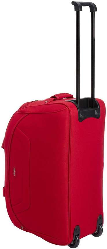 ALFA CACTUS IV DFT 65 RED BIG SIZE Duffel With Wheels Strolley RED Price in India Flipkart