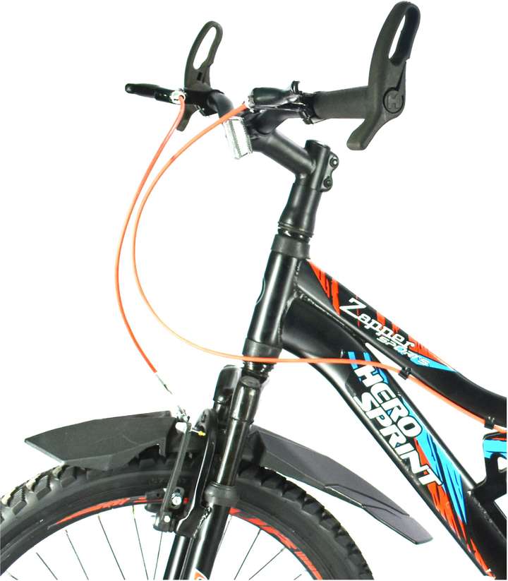 HERO Zapper Dual Suspension Bike For Teenagers Black Blue 24 T Mountain Cycle Price in India Buy HERO Zapper Dual Suspension Bike For Teenagers Black Blue 24 T Mountain