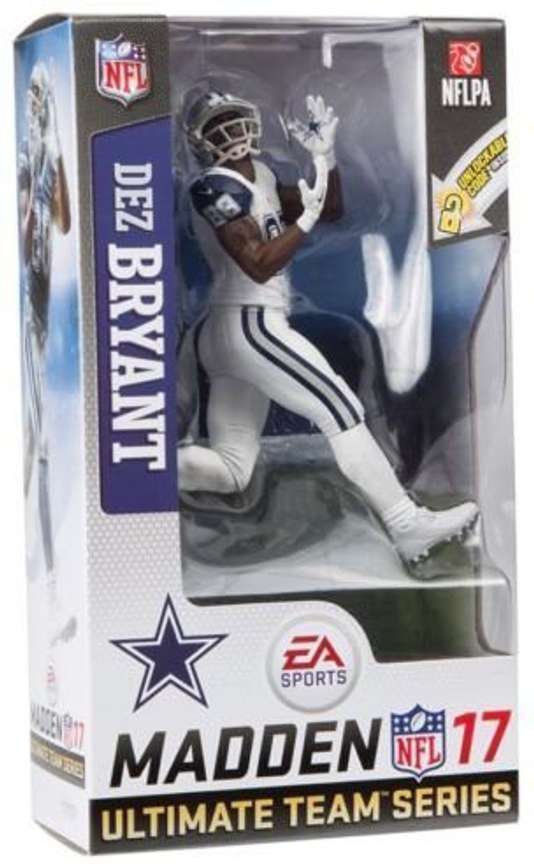 McFARLANE Dez Bryant White Jersey Color Rush Dallas Cowboys Madden 17 NFL Action Figure Dez Bryant White Jersey Color Rush Dallas Cowboys Madden 17 NFL Action Figure Buy rlane Madden