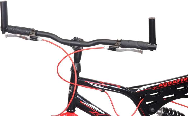 ATLAS Aquafire Rear Suspension Bike For Adults Black Red 26 T Mountain Cycle Price in India Buy ATLAS Aquafire Rear Suspension Bike For Adults Black Red 26 T Mountain Cycle online at Flipkart