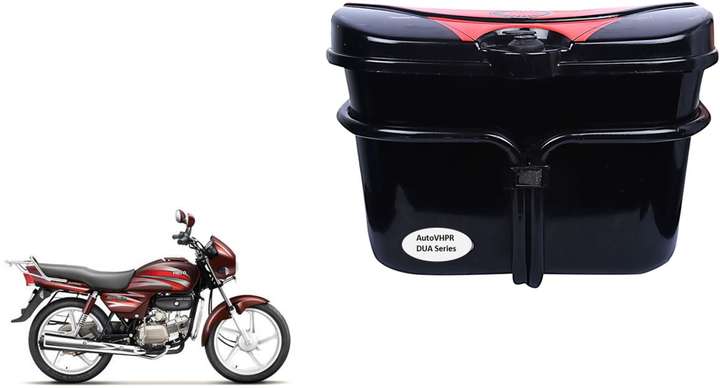 AutoVHPR Luggage Box Black Plastic Motorbike Saddlebag Price in India Buy AutoVHPR Luggage Box Black Plastic Motorbike Saddlebag online at Flipkart