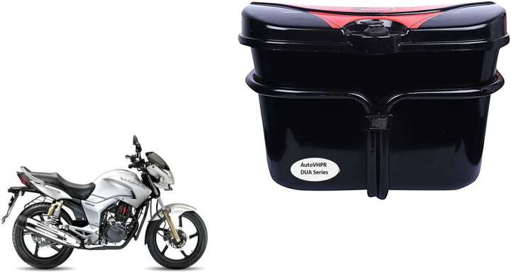 AutoVHPR Luggage Box Black Plastic Motorbike Saddlebag Price in India Buy AutoVHPR Luggage Box Black Plastic Motorbike Saddlebag online at Flipkart