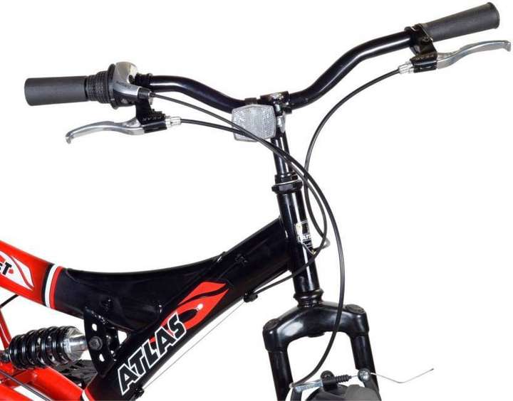 ATLAS Crest Dual Suspention Bike For Adults Red Black 26 T Mountain Cycle Price in India Buy ATLAS Crest Dual Suspention Bike For Adults Red Black 26 T Mountain Cycle online at Flipkart