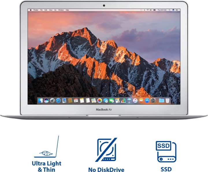 Apple MacBook Air Intel Core i5 5th Gen - (8 GB/128 GB SSD/Mac OS Sierra)  MQD32HN/A Rs.84900 Price in India - Buy Apple MacBook Air Intel Core i5 5th  Gen - (8 GB/128 GB SSD/Mac OS Sierra) MQD32HN/A Silver Online - Apple :  Flipkart.