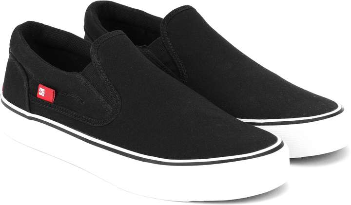 DC Slip On Sneakers For Men Buy BLACK WHITE Color DC Slip On Sneakers For Men Online at Best Price Shop Online for Footwears in India Flipkart