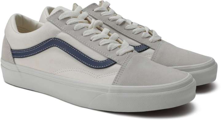 VANS Old Skool Sneakers For Men - Buy vintage white/vintage indigo Color VANS  Old Skool Sneakers For Men Online at Best Price - Shop Online for Footwears  in India | Flipkart.com