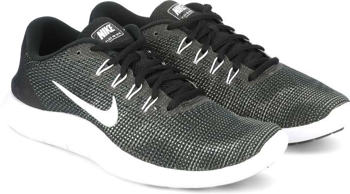 NIKE Wmns Flex 2018 Rn Running Shoes For Women Buy BLACK WHITE Color NIKE Wmns Flex 2018 Rn Running Shoes For Women Online at Best Price Shop Online for Footwears in