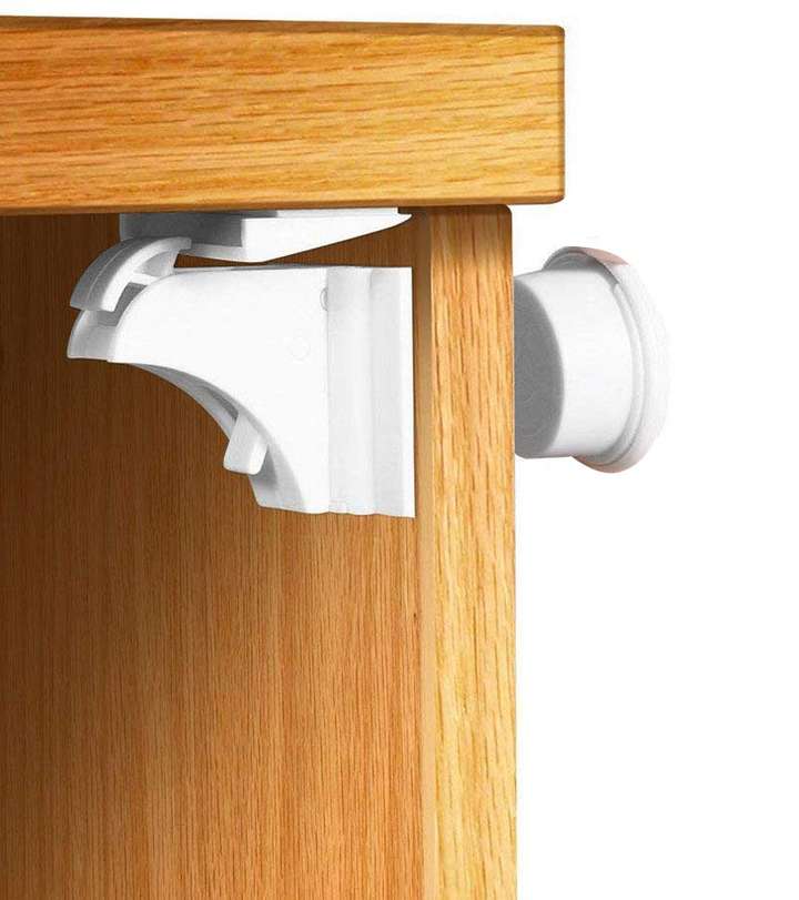HOUSE OF QUIRK Baby Safety Magnetic Cabinet Locks Adhesive No Drill Tools for Kitchen Drawers Cabinets Closets 8 Locks 2Keys Rev A Lock Cabinet Security System Price in India Buy HOUSE OF