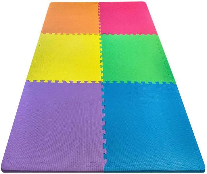 Sivan Health And Fitness Puzzle Exercise Mat Colorful 6 EVA Foam Multicolor 10.16 mm Exercise Gym Mat Buy Sivan Health And Fitness Puzzle Exercise Mat Colorful 6 EVA Foam Multicolor