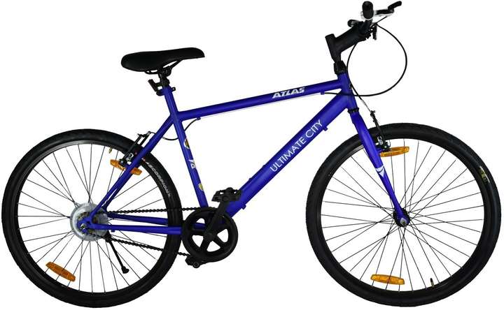 ATLAS Ultimate City Bike For Adults Blue 26 T Mountain Cycle Price in India Buy ATLAS Ultimate City Bike For Adults Blue 26 T Mountain Cycle online at Flipkart