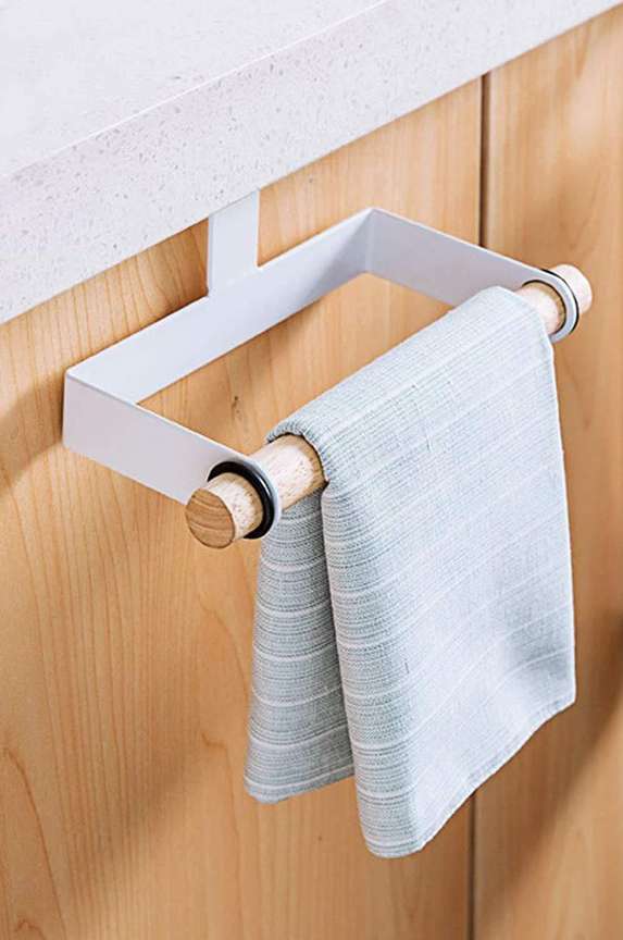 HOUSE OF QUIRK Kitchen Towel Hanger for Kitchen Paper Roll Rack White White Towel Holder Price in India Buy HOUSE OF QUIRK Kitchen Towel Hanger for Kitchen Paper Roll Rack