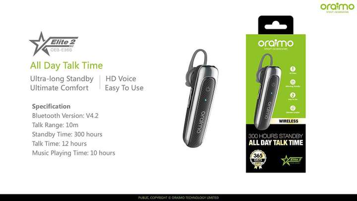 Oraimo elite 2 price new arrivals