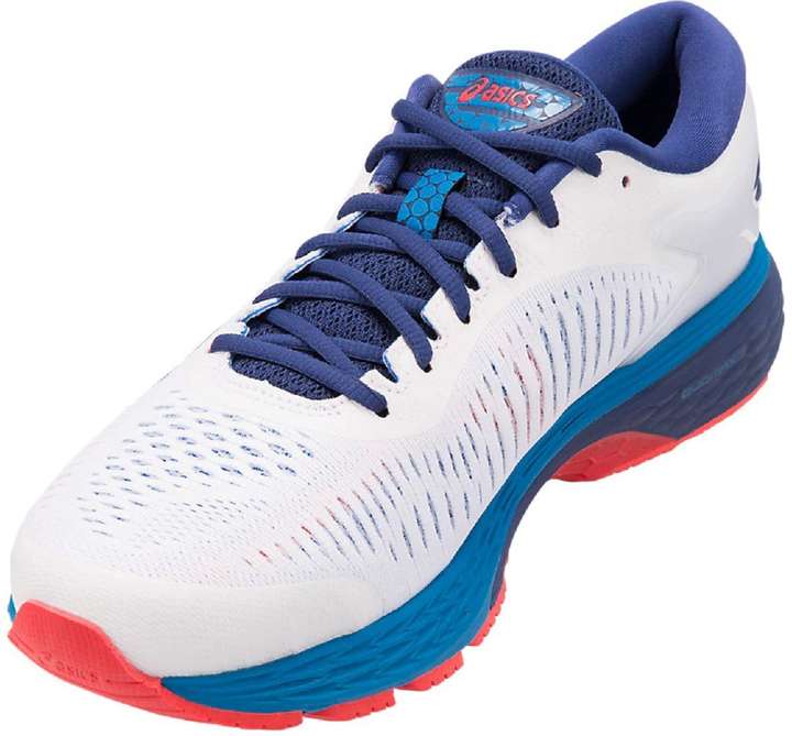 Gel-kayano 25 1011a019 white/blue print 100 top