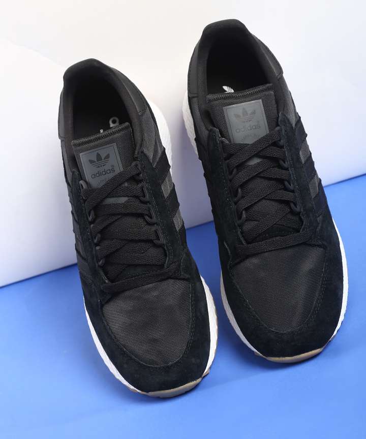 Adidas black forest grove trainers store