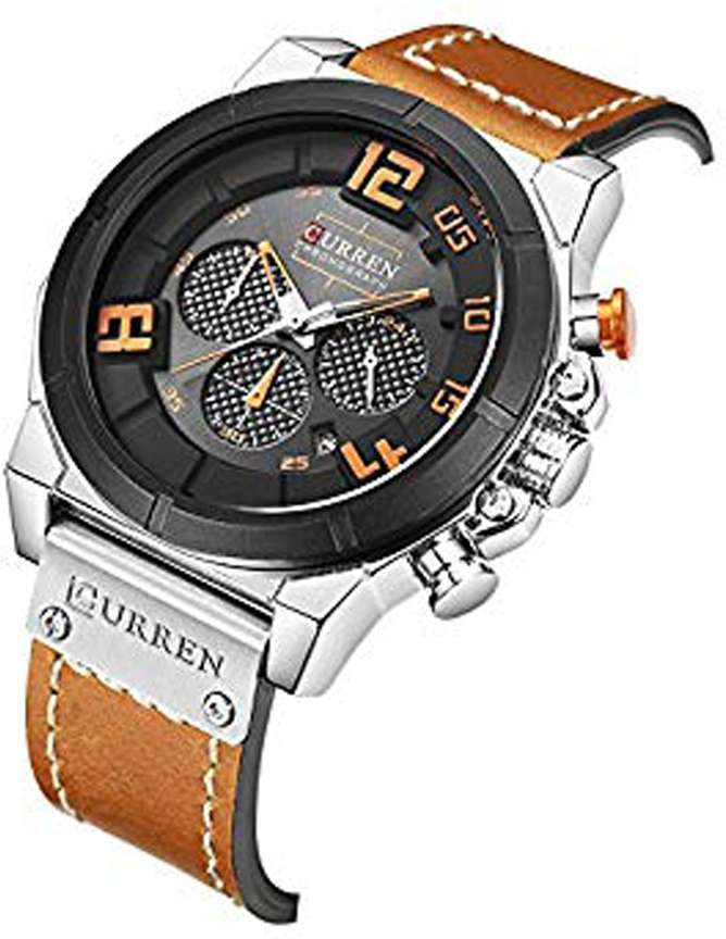 Curren CURREN Chronograph Quartz Watches Men 24 Hour Date Men Sport Leather Wrist Watch 8287 Analog Watch For Men Buy Curren CURREN Chronograph Quartz Watches Men 24 Hour Date Men