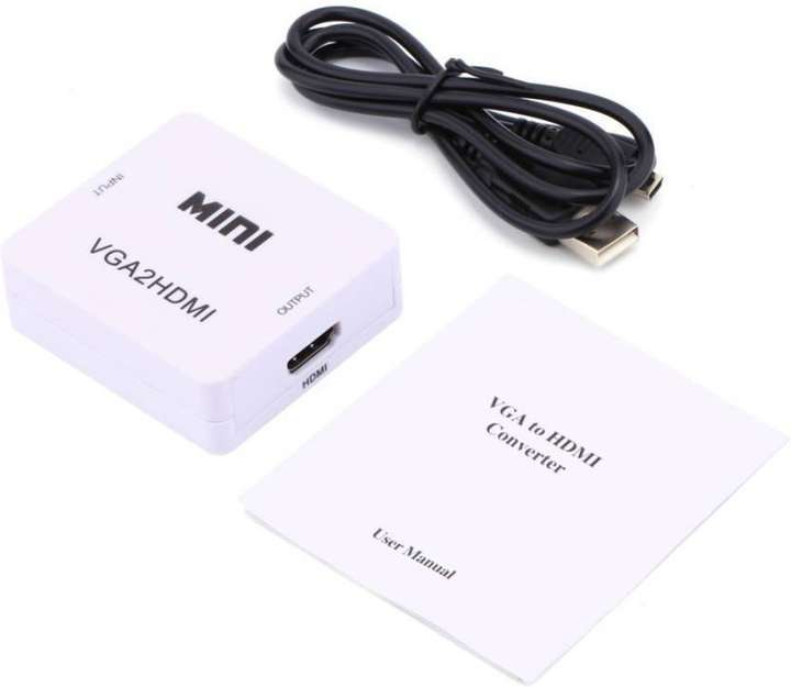 Wofier MINI VGA2HDMI HD Video Converter White For Computer Media Streaming Device Wofier Flipkart