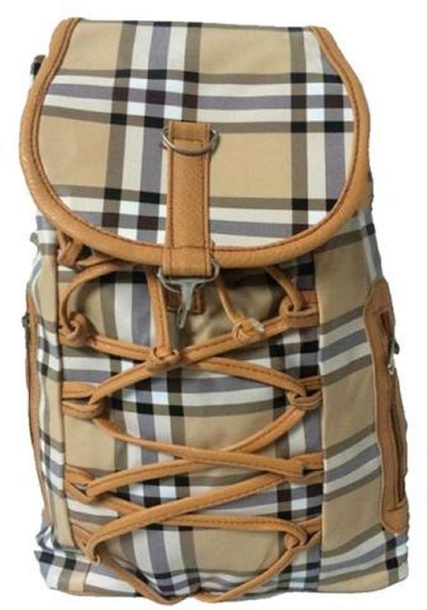 Own Classy School College Stylish Beige Burberry Backpack Bag for Girls Women 8 L Backpack Beige Price in India Flipkart