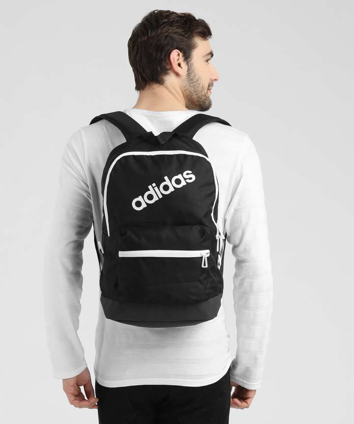 ADIDAS BP DAILY 15 L Backpack BLACK CARBON WHITE Price in India Flipkart