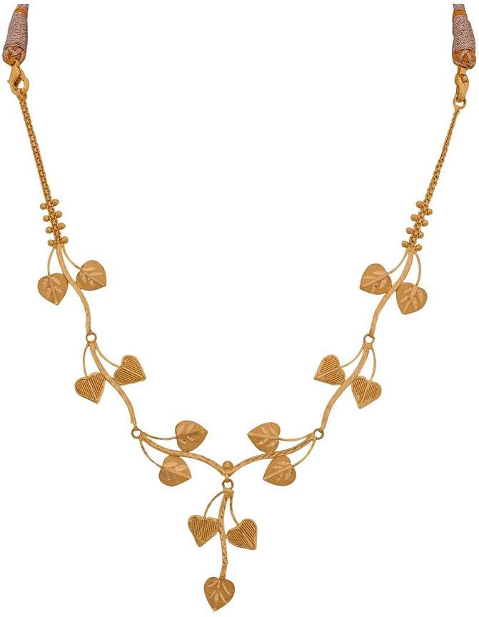 Senco Gold GN001665786 Collar Yellow Gold Precious Necklace Price in India Buy Senco Gold GN001665786 Collar Yellow Gold Precious Necklace online at Flipkart