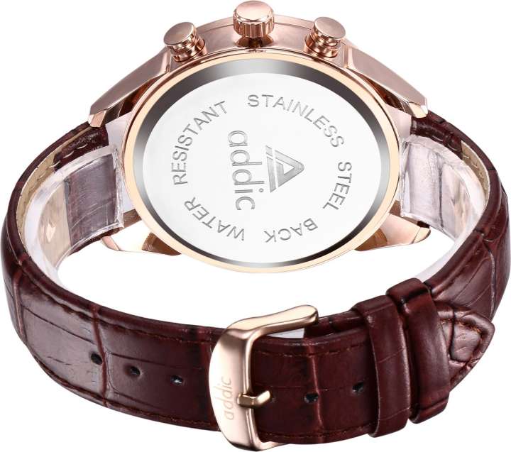 addic Analog Watch For Men Buy addic Analog Watch For Men Sophisticated Charming Shades of Brown Online at Best Prices in India Flipkart