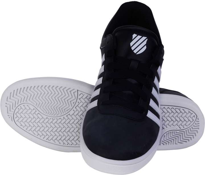 K-Swiss K-Swiss Synthetic & Mesh Black Men Casual Sneakers Sneakers For Men  - Buy K-Swiss K-Swiss Synthetic & Mesh Black Men Casual Sneakers Sneakers  For Men Online at Best Price - Shop