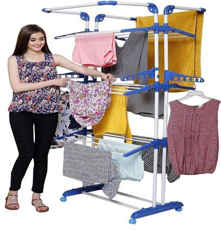 PARASNATH Steel Floor Cloth Dryer Stand kar 3 poll Price in India Buy PARASNATH Steel Floor Cloth Dryer Stand kar 3 poll online at Flipkart