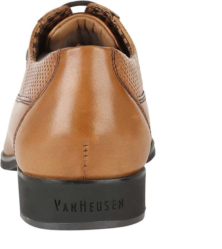 VAN HEUSEN Van Heusen Tan Formal Shoes Corporate Casuals For Men Buy VAN HEUSEN Van Heusen Tan Formal Shoes Corporate Casuals For Men Online at Best Price Shop Online for
