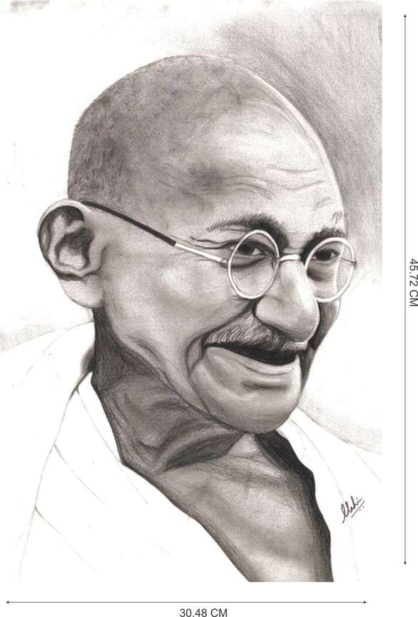 Mahatma gandhi drawing sales