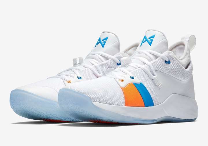 Paul george white shoes hotsell