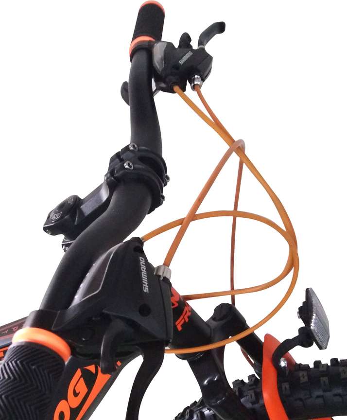 Frog Raptor Front Suspension Dual Disc Brake Bike For Adults Black Orange 26 T Mountain Cycle Price in India Buy Frog Raptor Front Suspension Dual Disc Brake Bike For Adults