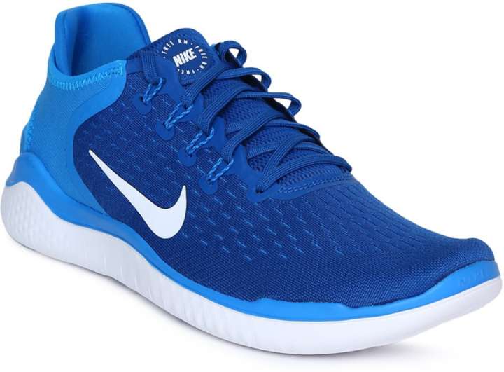 Free rn 2018 blue running shoes best sale