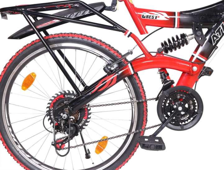 ATLAS Crest D Shox Db 26 T Mountain Cycle Price in India Buy ATLAS Crest D Shox Db 26 T Mountain Cycle online at Flipkart