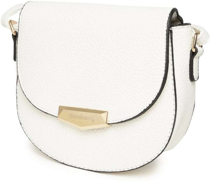 Dressberry White Sling Bag sling bag White Price in India Flipkart