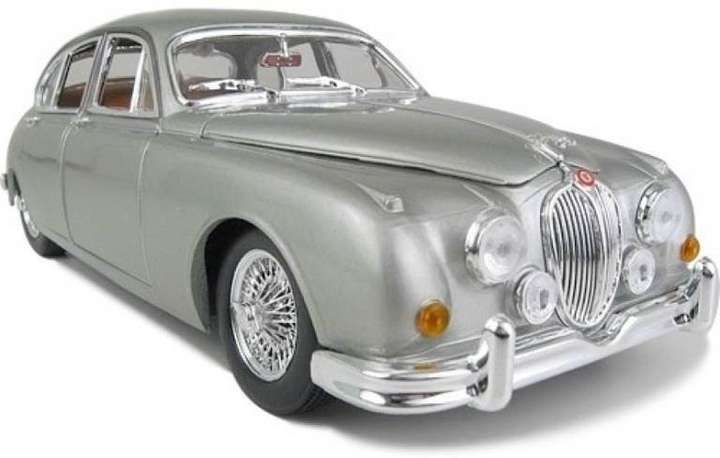 Silver Bburago Jaguar Bburago 1:18 Alloy Die Cast Jaguarr E