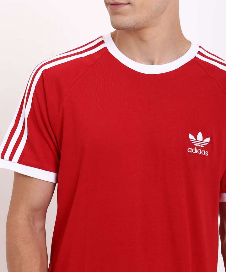 ADIDAS ORIGINALS Striped Men Round Neck Red T Shirt Buy ADIDAS ORIGINALS Striped Men Round Neck Red T Shirt Online at Best Prices in India Flipkart