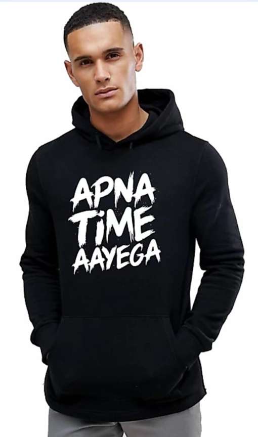 apna time aayega Graphic Print Couple Hooded Neck Reversible Black T Shirt Buy apna time aayega Graphic Print Couple Hooded Neck Reversible Black T Shirt Online at Best Prices in India Flipkart