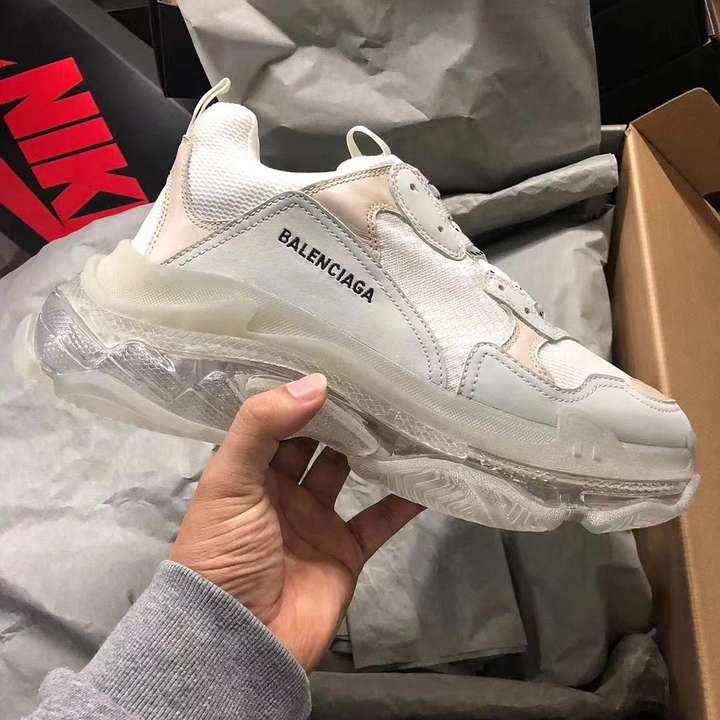 Transparent balenciaga shoes discount