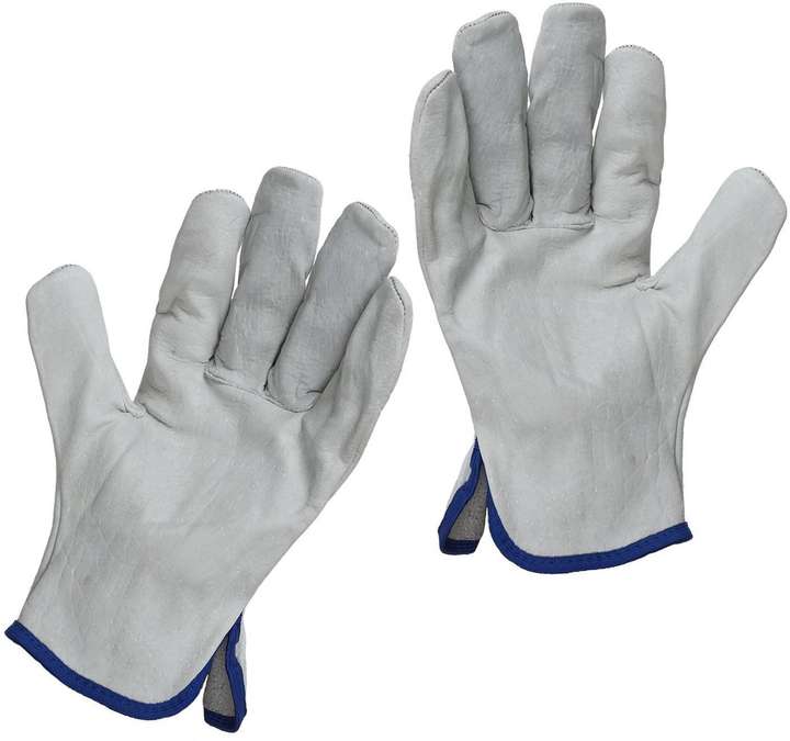 Industrial leather work gloves discount