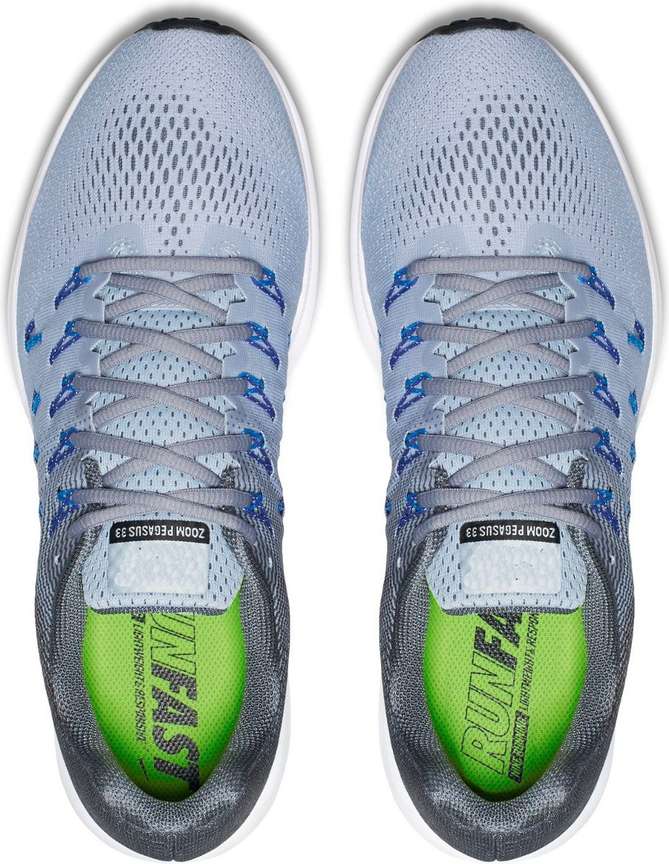 Nike pegasus 33 grey running shoes top