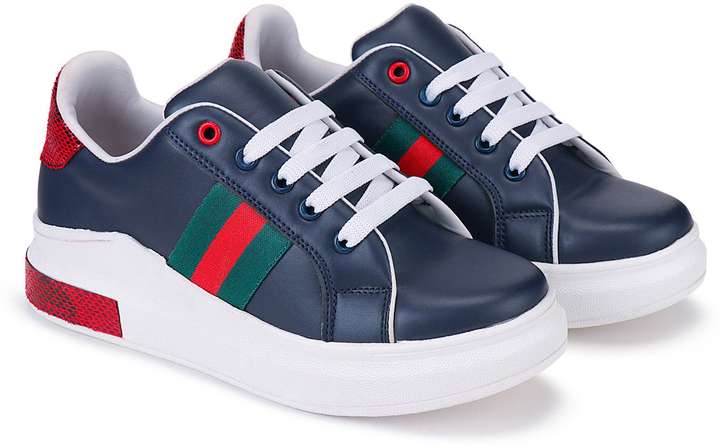 Gucci navy shoes top