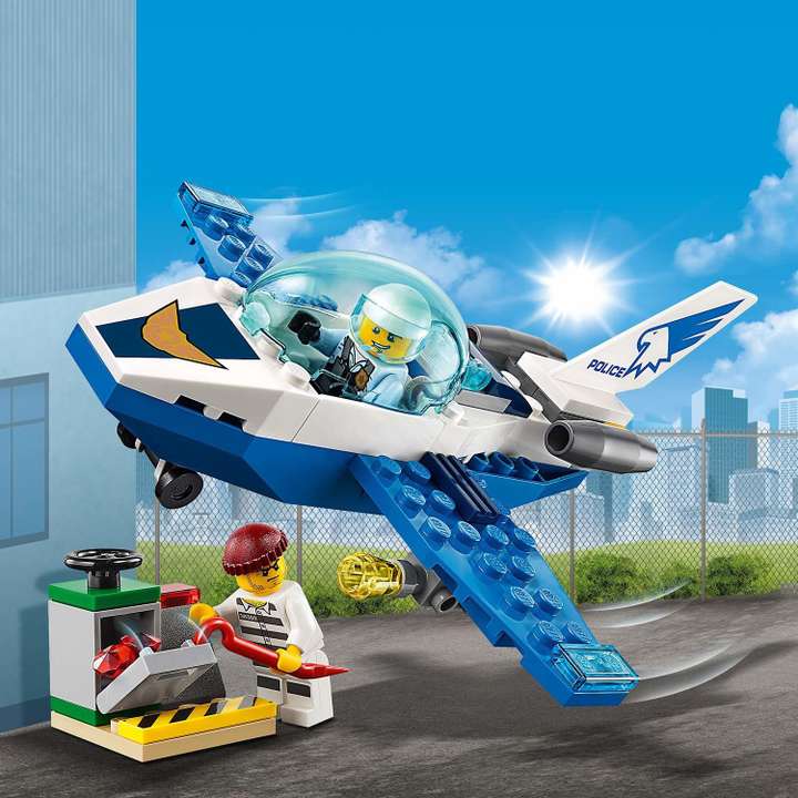 LEGO City Sky Police Jet Patrol Building Blocks for Kids 54 Pcs 60206 City Sky Police Jet Patrol Building Blocks for Kids 54 Pcs 60206 Buy Cartoon toys in India. shop for