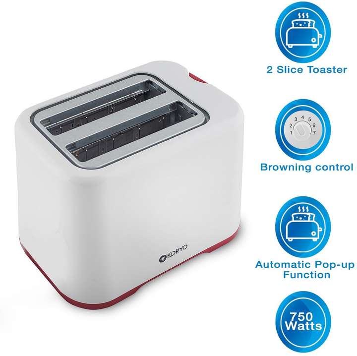 KORYO KPT925 750 W Pop Up Toaster Price in India Buy KORYO KPT925 750 W Pop Up Toaster Online at Flipkart