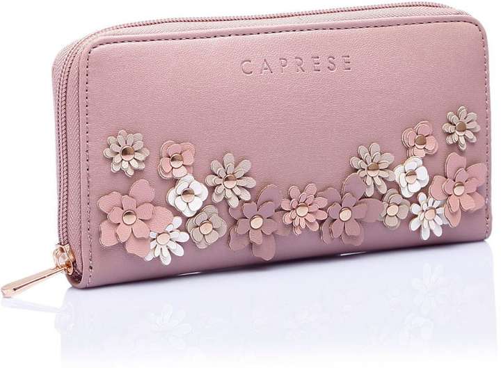 Caprese Women Pink Artificial Leather Wallet Dusty Pink Price in India Flipkart