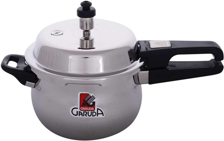 GARUDA OVERSEAS NRI STAINLESS STEEL PRESSURE COOKER 3.5 L Outer Lid Induction Bottom Pressure Cooker Price in India Buy GARUDA OVERSEAS NRI STAINLESS STEEL PRESSURE COOKER 3.5 L Outer Lid Induction Bo...