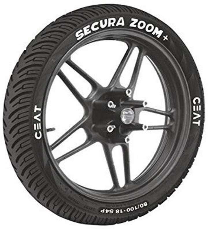 CEAT 80 100 18 SECURA ZOOM TUBELESS TYRE FOR TWO WHEELER BIKES 80 100 18 Rear Two Wheeler Tyre Price in India Buy CEAT 80 100 18 SECURA ZOOM TUBELESS TYRE FOR TWO WHEELER BIKES 80 100 18 Rear